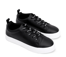 Load image into Gallery viewer, Black Vegan Sneakers