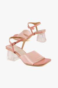 Ms. GLAMOUR Pink Strappy Sandals
