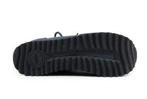 Nora III Leather Plateau Dark Navy Sneakers