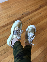 Load image into Gallery viewer, ORO Gold &amp; Bronze Sneaker
