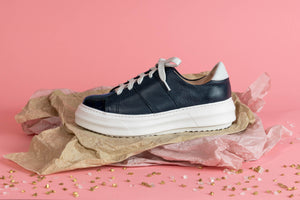 ROAM Navy Snakeskin Sneaker