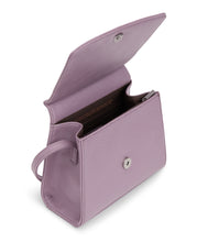 Load image into Gallery viewer, Lavender light purple vegan leather crossbody handbag