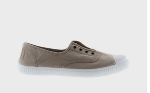 106623 BEIGE - Canvas Slip on Shoes