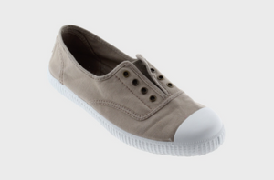 106623 BEIGE - Canvas Slip on Shoes