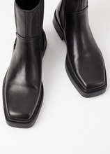 Load image into Gallery viewer, JILLIAN Square Toe Black Chelsea Boot