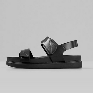 ERIN Black Sandal | grandad style sandal | Women's