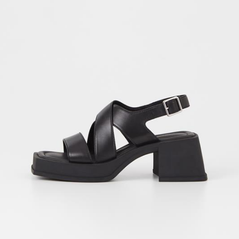 Black Sandal with Platform