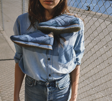 Load image into Gallery viewer, NORA III Retro Blue Suede Sneaker
