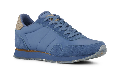 NORA III Retro Blue Suede Sneaker