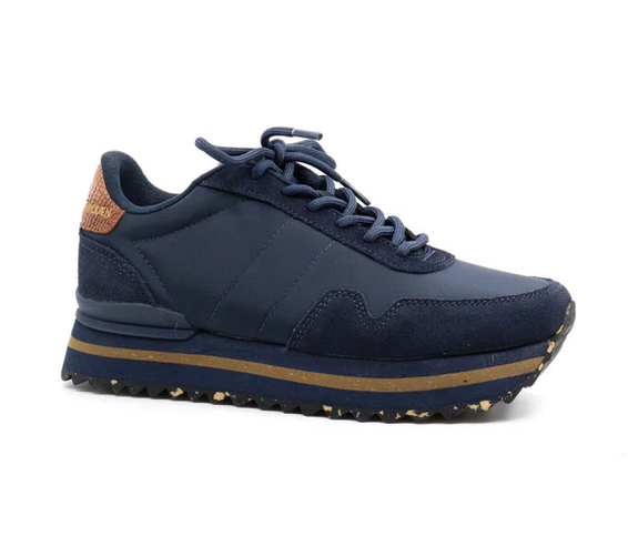 porter Standard Rug Nora III Leather Plateau Dark Navy Sneakers | Nora III Plateau Sneakers |  Navy Platform Sneakers