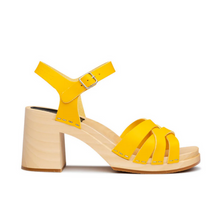 Load image into Gallery viewer, ELSIE - Bright Yellow Leather Sandal