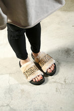 Load image into Gallery viewer, Furry Lowform Slippers ALL BLACK
