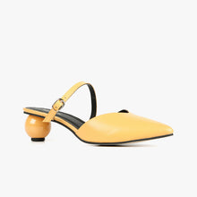 Load image into Gallery viewer, IT&#39;S A BALL Yellow Leather Sandal