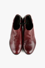 Load image into Gallery viewer, V CUT HI Wine Leather Boot