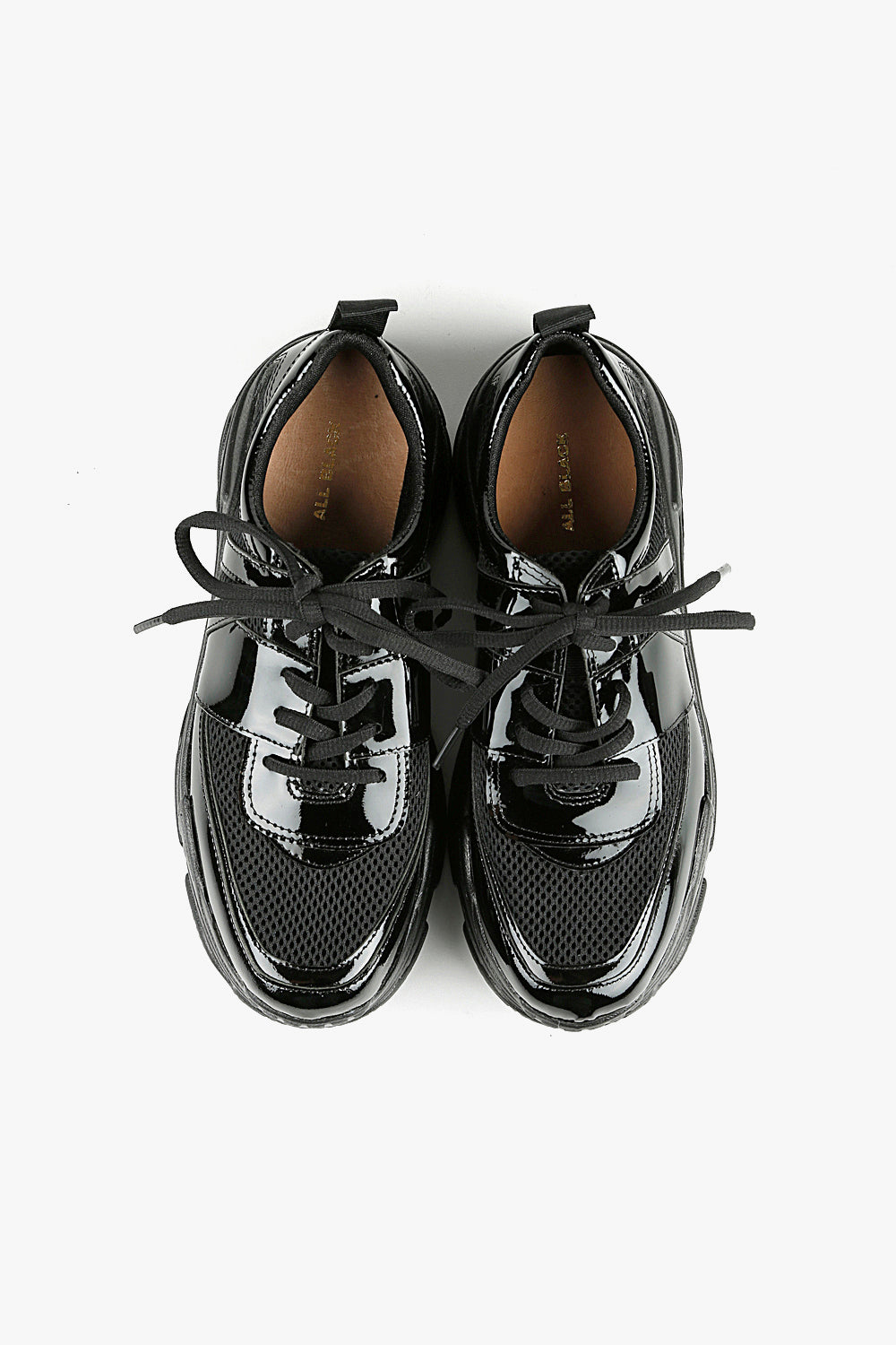 Leather Lace-up Sneakers