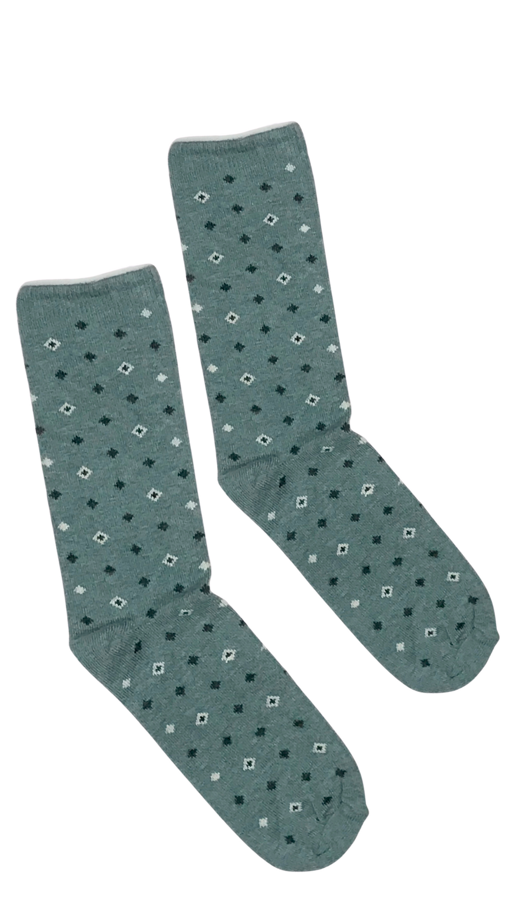 WOMEN'S COTTON DIAMOND CREW