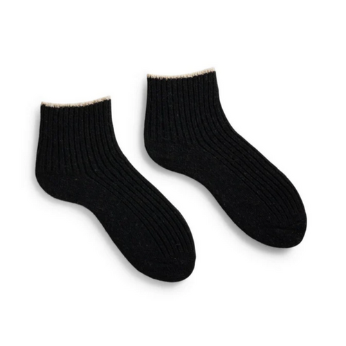 black short socks 