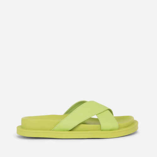 ALVERA Lime Green Sandals