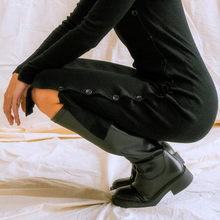 Load image into Gallery viewer, PATTI Stretch Black Knee High Boots