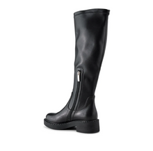 Load image into Gallery viewer, PATTI Stretch Black Knee High Boots