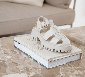 POSEY FISHERMAN Off-White Leather Sandals