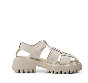 POSEY FISHERMAN Off-White Leather Sandals