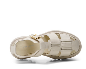 POSEY FISHERMAN Off-White Leather Sandals