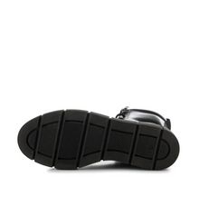 Load image into Gallery viewer, Black lug sole of mid calf boot