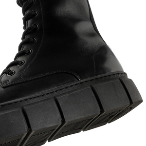 Close up detail of lug sole