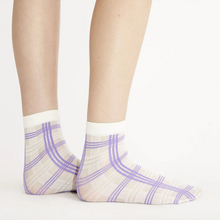 Load image into Gallery viewer, RODEBJER CIA Check Socks Pearl