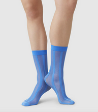 Load image into Gallery viewer, ROBIN Striped Blue Socks