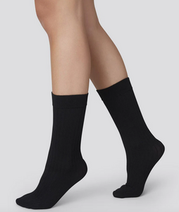 SIGNE Bio Cotton Black Socks