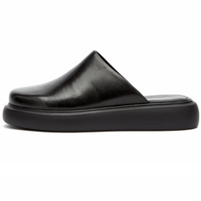 Load image into Gallery viewer, BLENDA Mules Black Leather