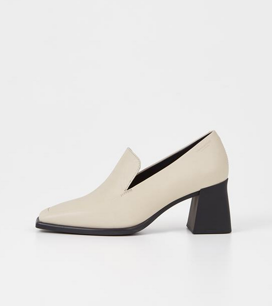 HEDDA Off-White Pumps | Off White Leather Off White