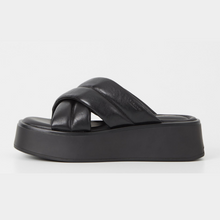 Load image into Gallery viewer, COURTNEY Cross Strap Padded Sandal