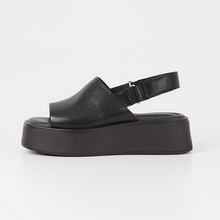 Load image into Gallery viewer, COURTNEY Black Platform Sandals