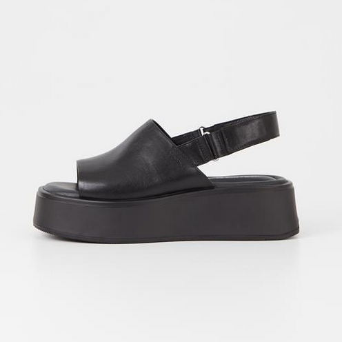 COURTNEY Black Platform Sandals