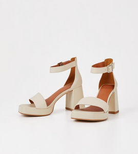 Ankle strap with wide front strap sandals