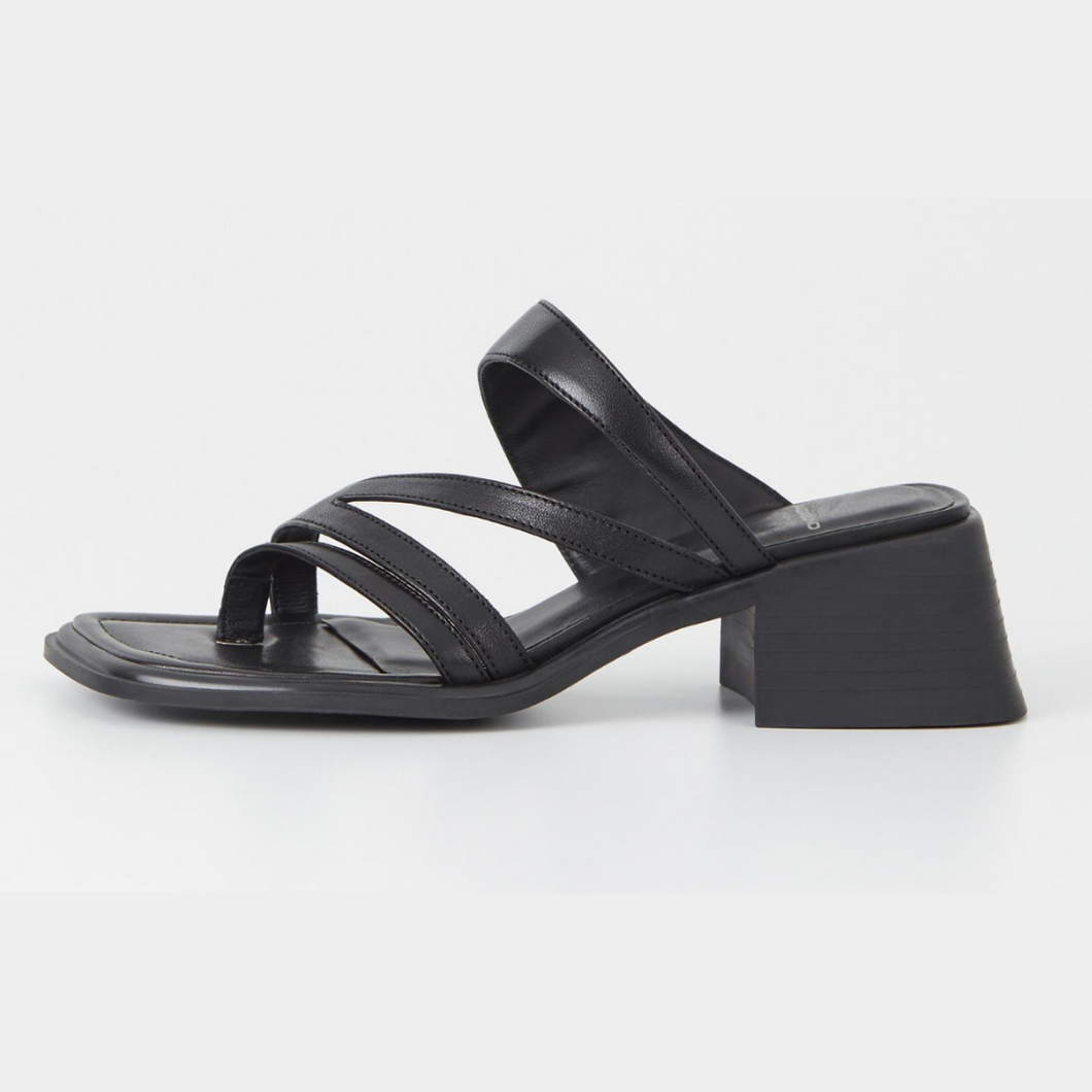 INES Strappy Leather Heeled Sandal