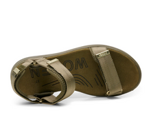 Load image into Gallery viewer, LINE Dark Olive Sandals