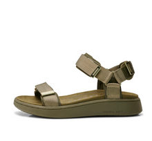Load image into Gallery viewer, LINE Dark Olive Sandals