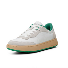 Load image into Gallery viewer, White sneaker with green accents