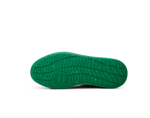 Green sole of Woden sneaker